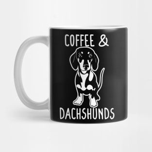 Coffee and Dachshunds, Dachshund Lover, Dachshund Gift, Dachshund Mom, Dachshund Clothing, Dachshund Mom, Dachshund Tee, Dachshund Mug